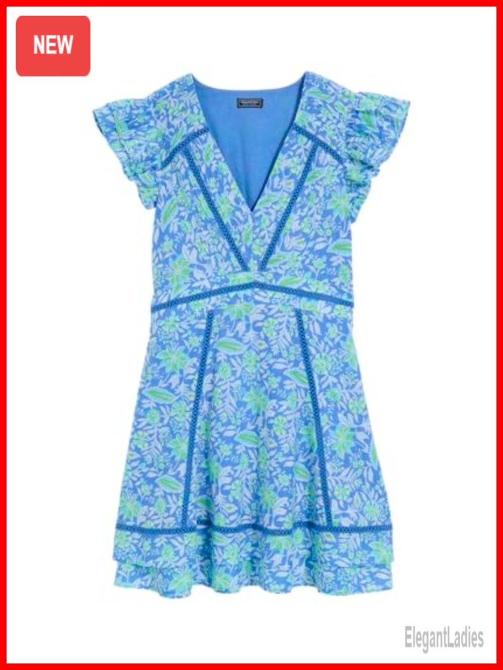 Vineyard Vines Nora Pintuck Dress Cotton Modal Ruffled Mini Casual